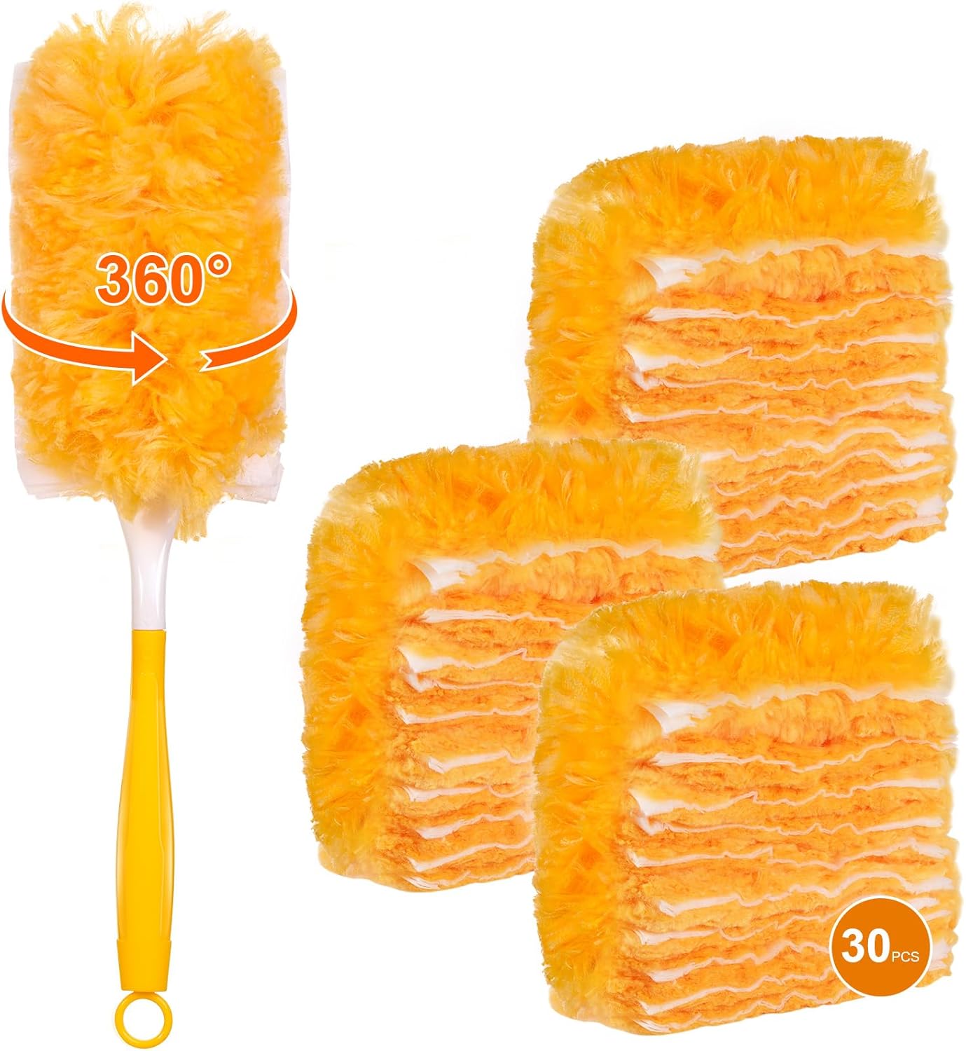 360°-Duster-Refill-for-Swiffer-&-Vzpeun-Duster-Handle,-30-2036