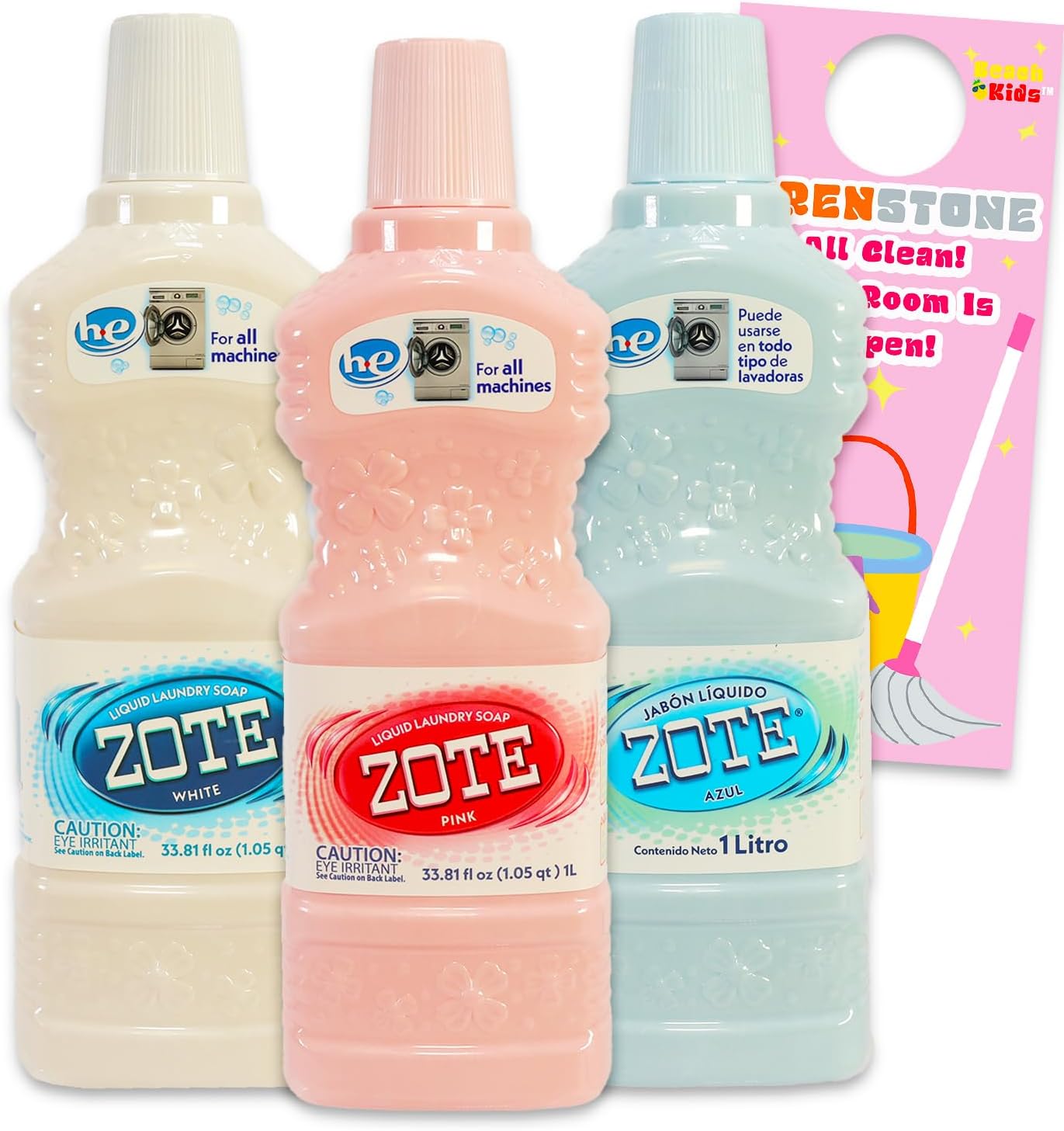 Zote-Liquid-Soap-Variety-Pack---3-Bottles-(Azul,-Blanco,-416