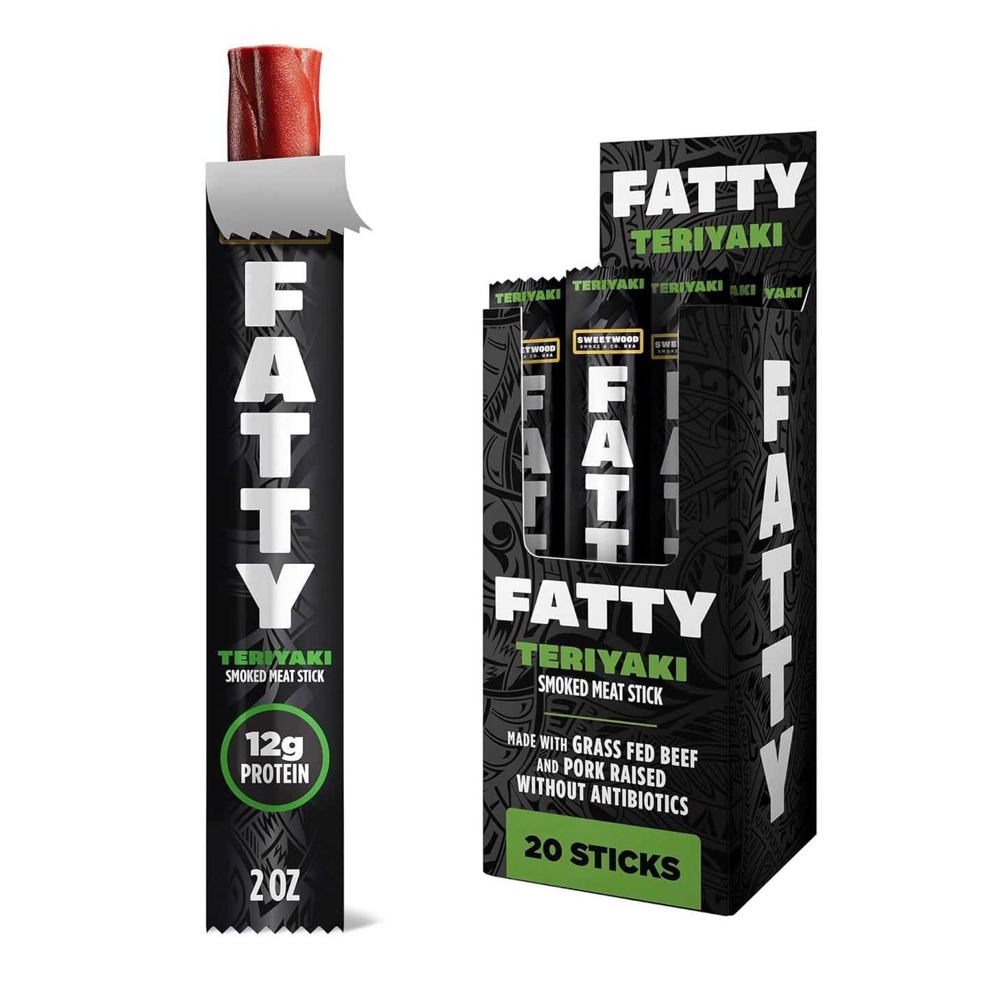 FATTY-Meat-Jerky-Sticks,-Teriyaki,-2-oz.-(20-pk)---------737
