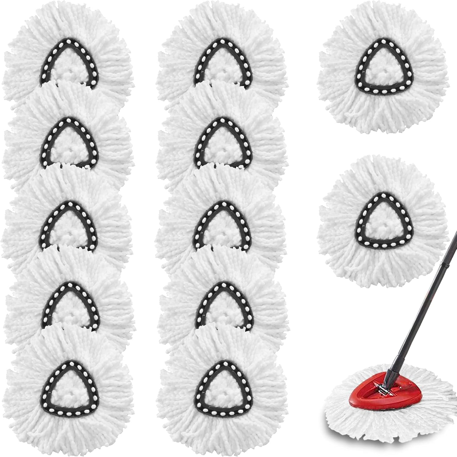 12Pack-Spin-Mop-Replacement-Heads,100%-Microfiber-Mop-Head-Replacement-Compatible-with-Triangle-Spin-Mop,-360-914