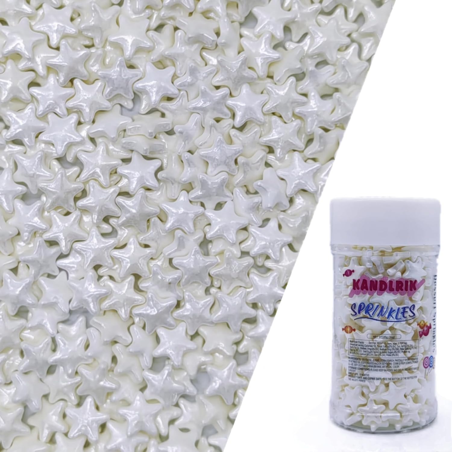 10mm-White-Sprinkles-Edible-Stars-Cake-Decorating-Stars-Cake-Decorations-Cupcake-Toppers-Decorating-for-70