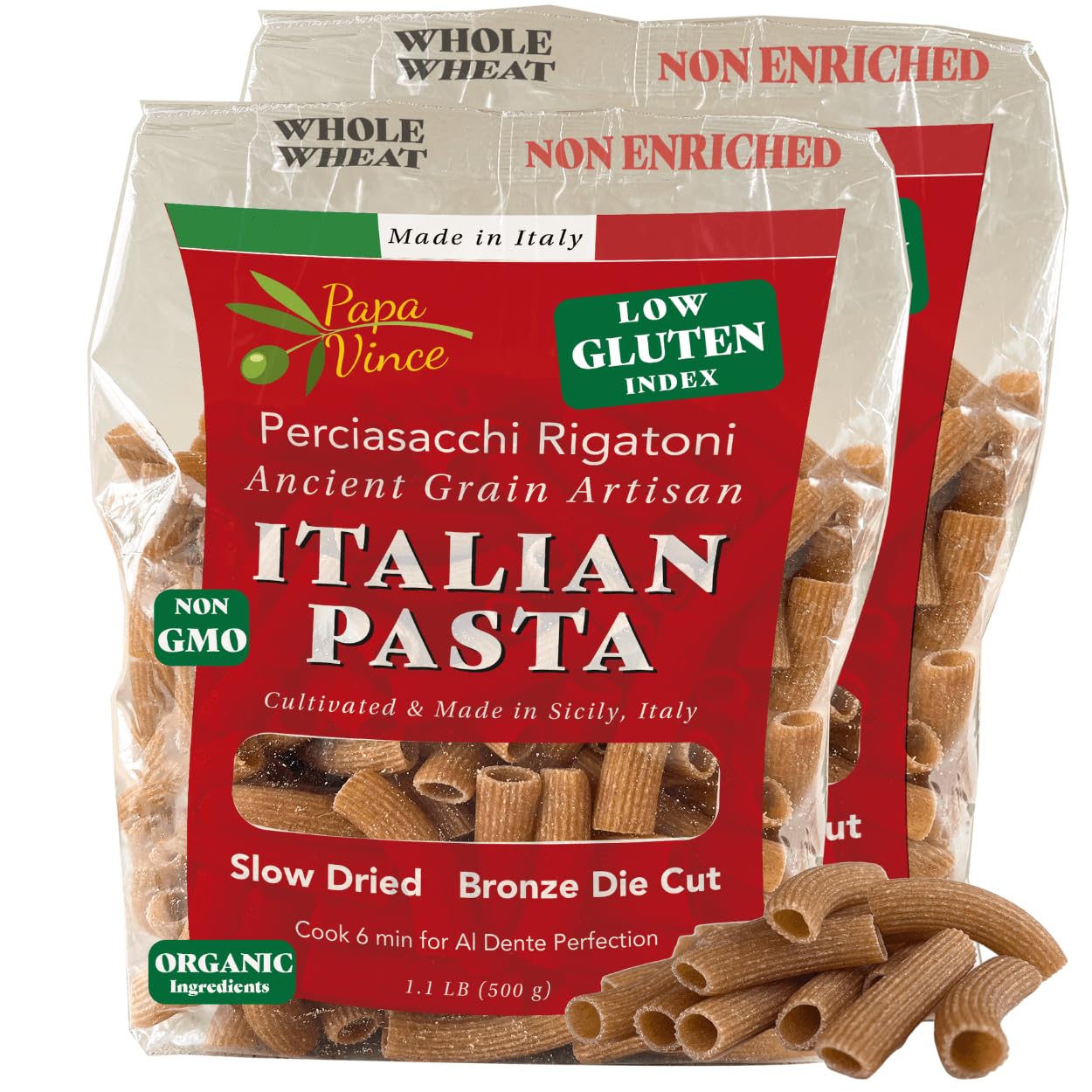 Papa-Vince-Whole-Wheat-Non-Enriched-Rigatoni:-Low-1186