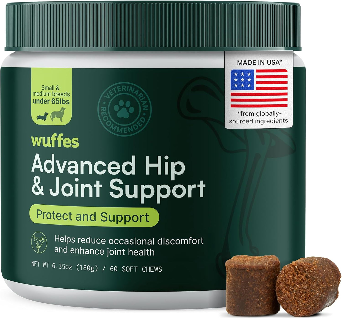 Wuffes-Advanced-Dog-Hip-and-Joint-Supplement-with-Glucosamine,-Chondroitin,-Omega-MSM,-712