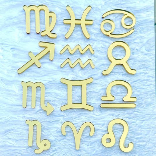 12PCS-Capricorn-Cake-Toppers,Acrylic-Gold-Constellation-Capricorn-Cupcake-Picks-December-January-Birthday-Decoratio---13