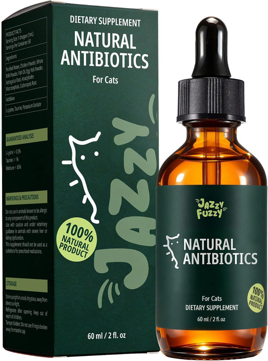 Antibiotics-for-Cats,-Cat-Antibiotic-Drops,-L-Lysine-&-Taurine,-2-Oz-|-Immune-1105