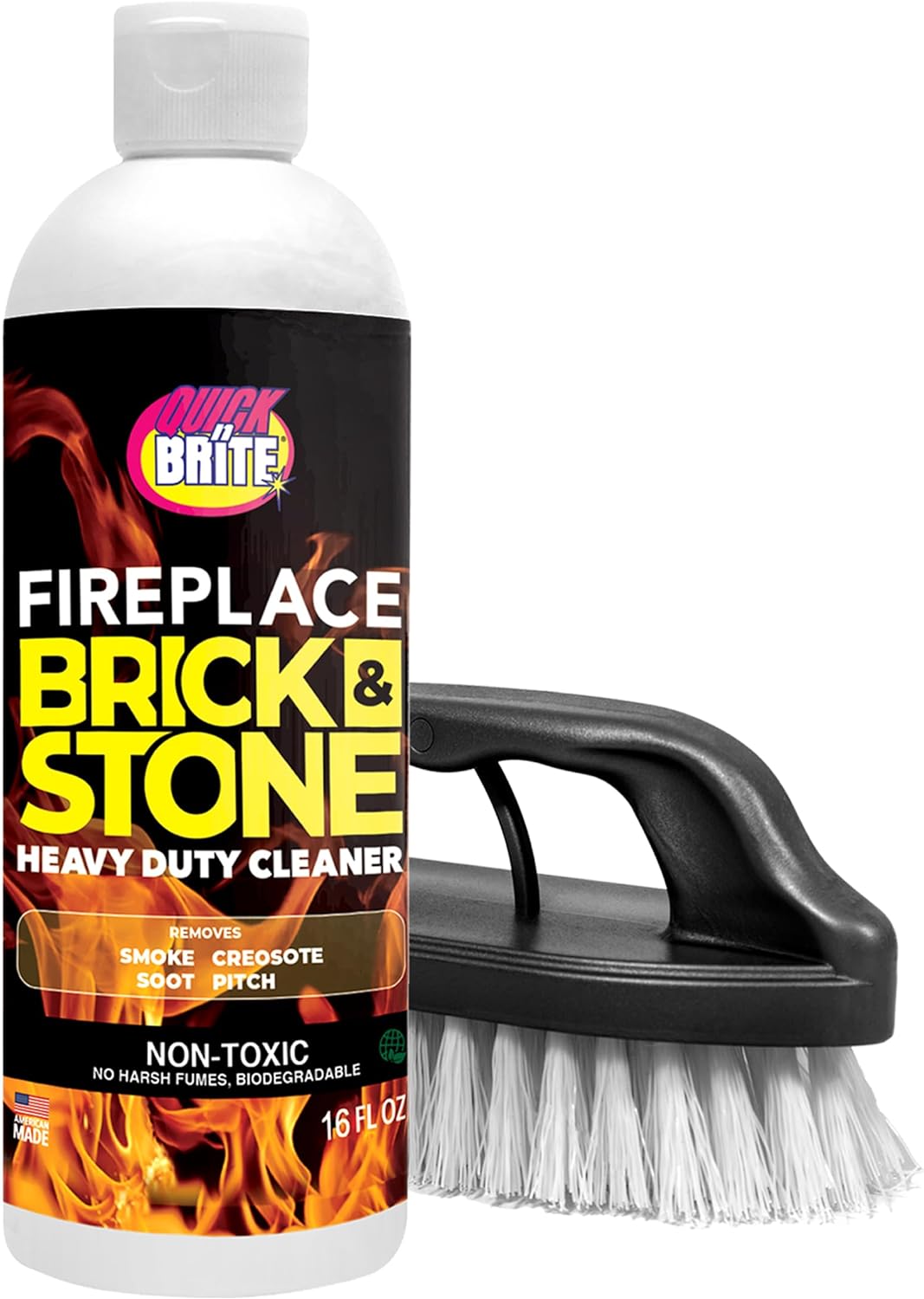 Quick-N-Brite-Fireplace-Gel-Cleaner-with-Scrub-Brush-for-4560