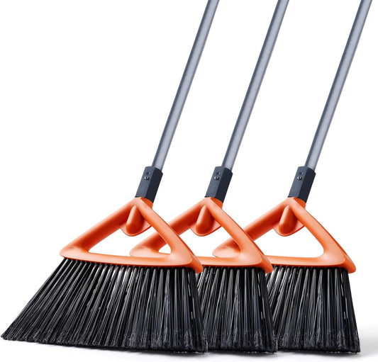 3-Pack-Heavy-Duty-Outdoor-Broom-with-Long-Handle-for-55