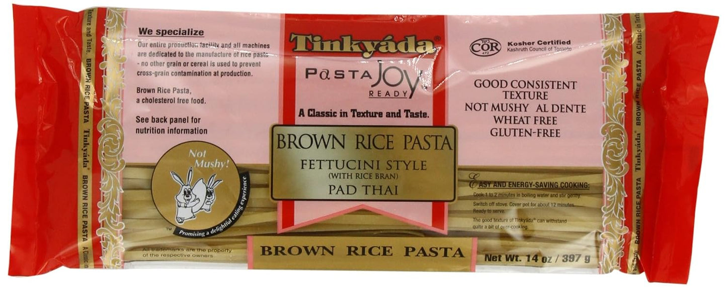 Tinkyada-Brown-Rice-Fettucini-Gluten-Free,-14-Ounce-(Pack-1192