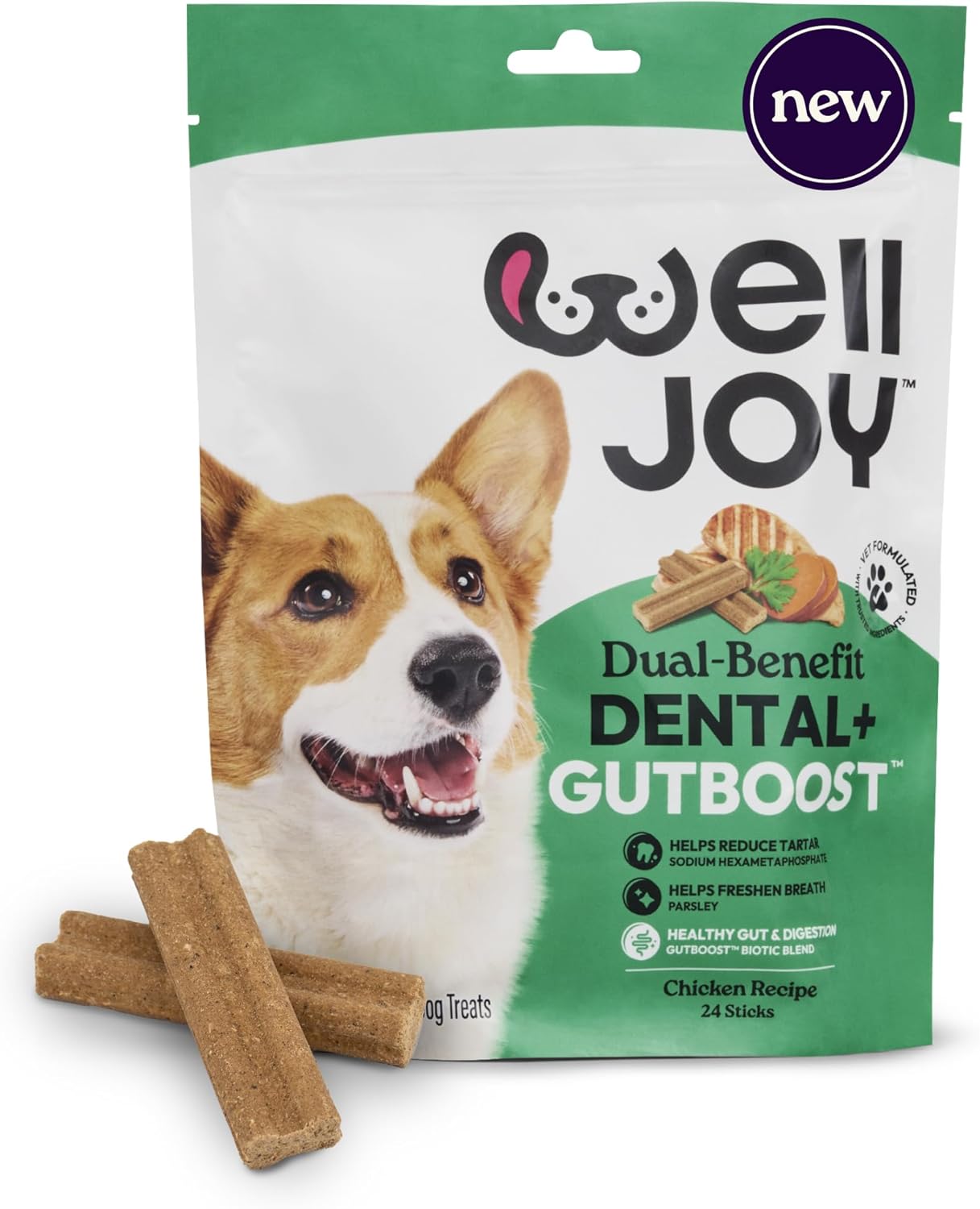 New!-WellJoy-Dog-Treat-Dental+-GutBoost-|-Helps-Reduce-Tartar-|-Breath-685