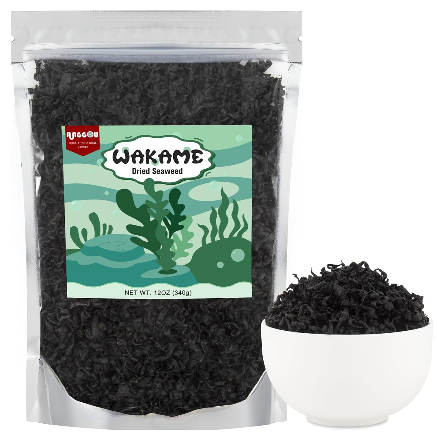 Premium-Dried-Wakame-Seaweed-12oz,-1-Natural-Sea-Vegetable-for-Miso-Soup,-Salad,-Ramen,-424