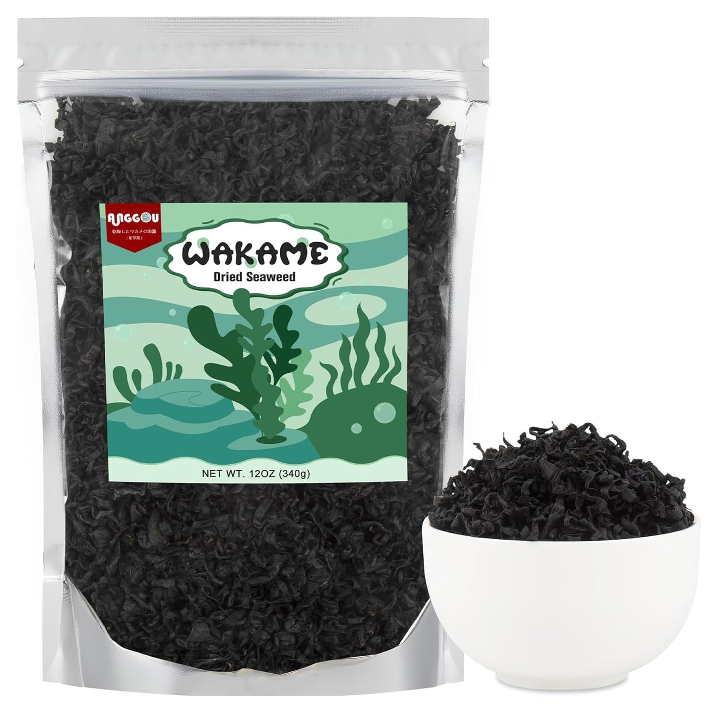 Premium-Dried-Wakame-Seaweed-12oz,-1-Natural-Sea-Vegetable-for-Miso-Soup,-Salad,-Ramen,-439