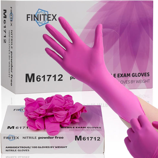 FINITEX-Pink-Nitrile-Disposable-Latex-Free-Gloves---3.5mil-100PCS-Powder-Free-4809