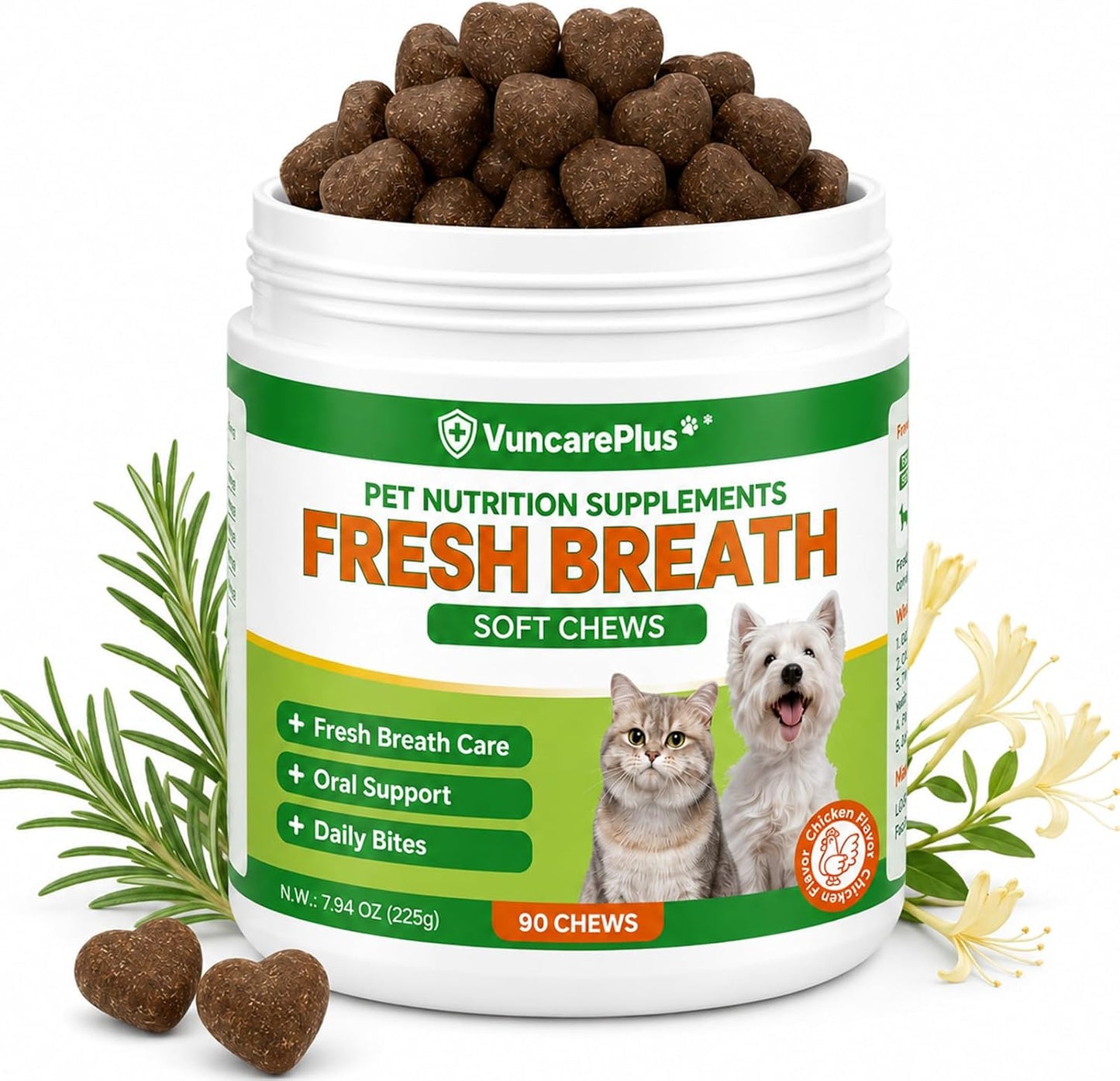 Fresh-Breath-Soft-Chews-for-Dogs-&-Cats,-Dog-Breath-Freshener-&-Dental-1204