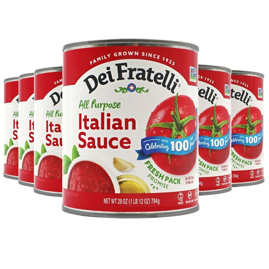 Dei-Fratelli-Salsa-italiana-(latas-de-28-onzas,-paquete-629