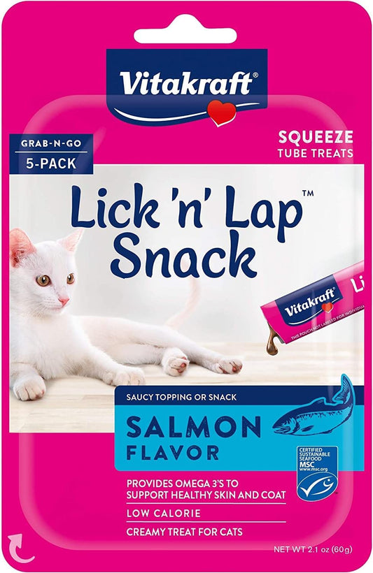 Vitakraft-Lick-'n'-Lap-Salmon-Flavor-Creamy-Treats-Cats,-3