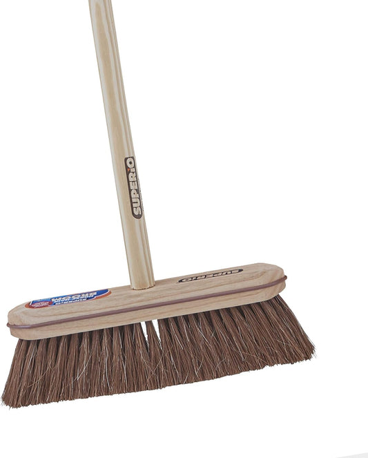 Superio-Kitchen-and-Home-Horsehair-Broom-With-Wood-Handle,-Fine-448
