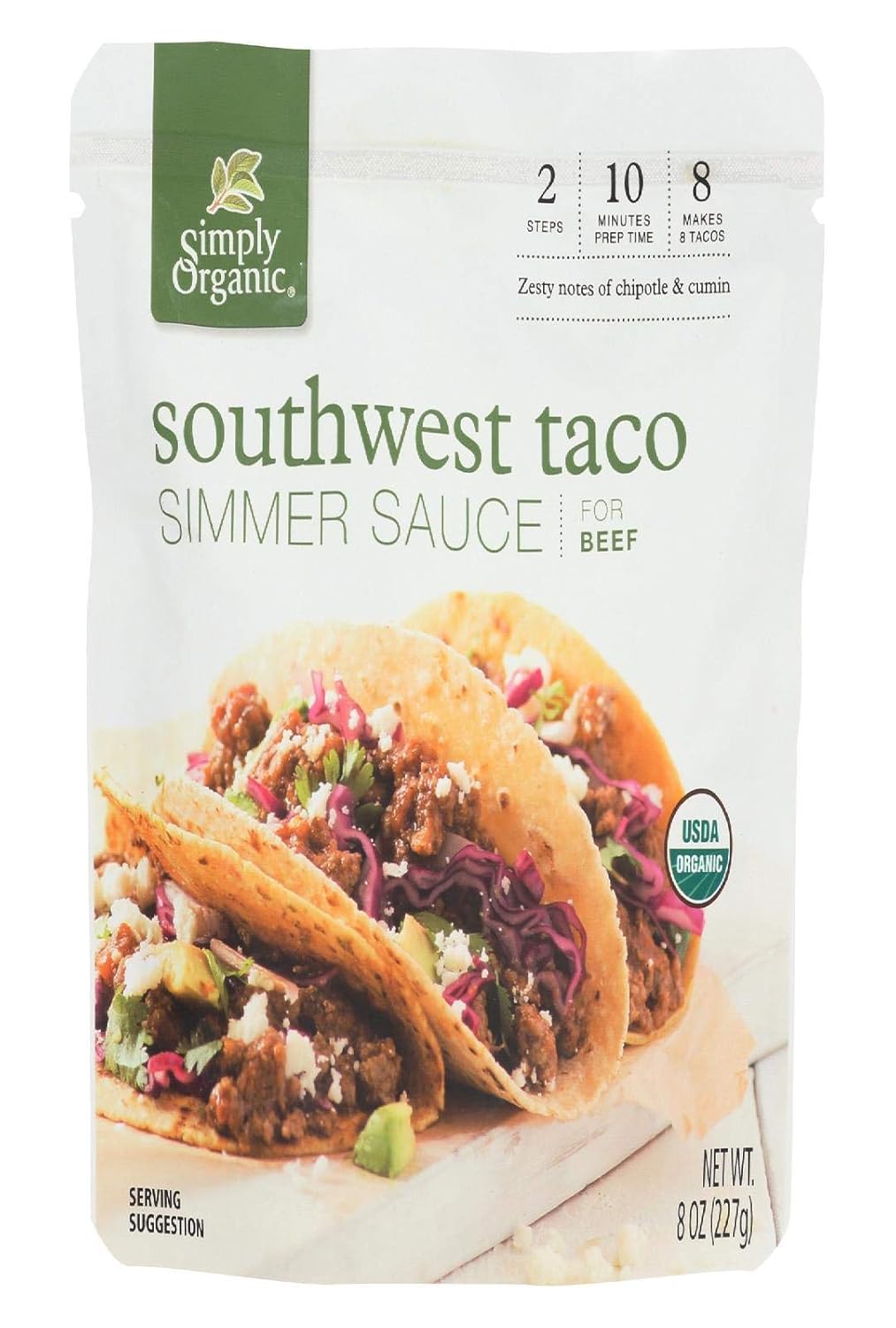 Simply-Organic-Southwest-Taco-Simmer-Sauce,-2694