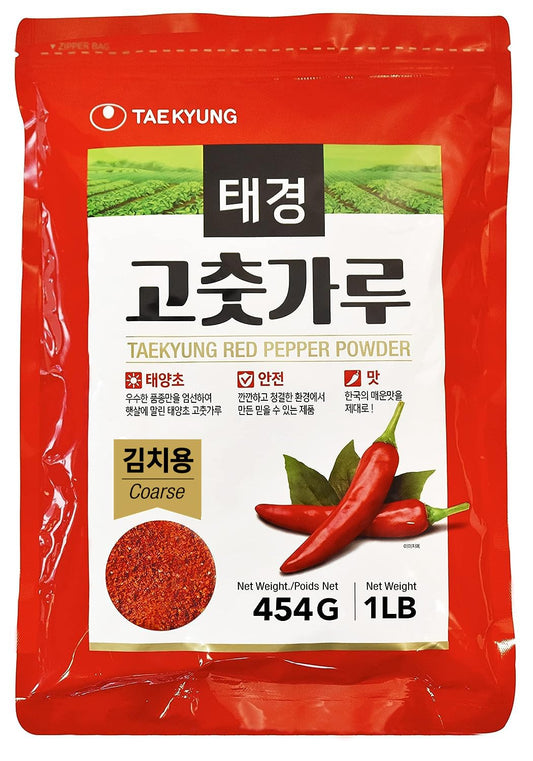 NONGSHIM-TAEKYUNG-Korean-Chili-Powder,-Gochugaru-Chili-Flakes.-Kimchi-Powder-(Flake,-1lb)-2091