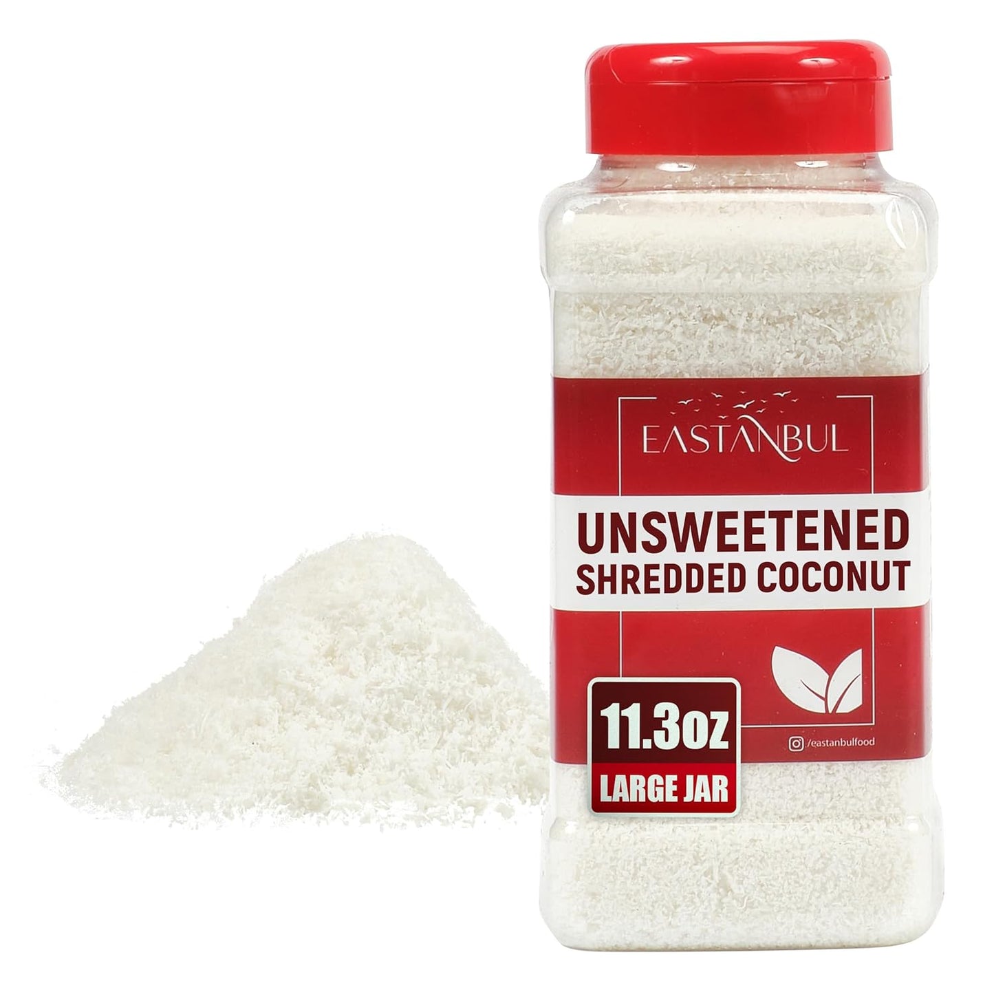 Eastanbul-Shredded-Coconut,-11.3oz,-Unsweetened-Coconut-Flakes,-1-Natural-Shreds,-Finely-Shredded,-Vegan,---1503