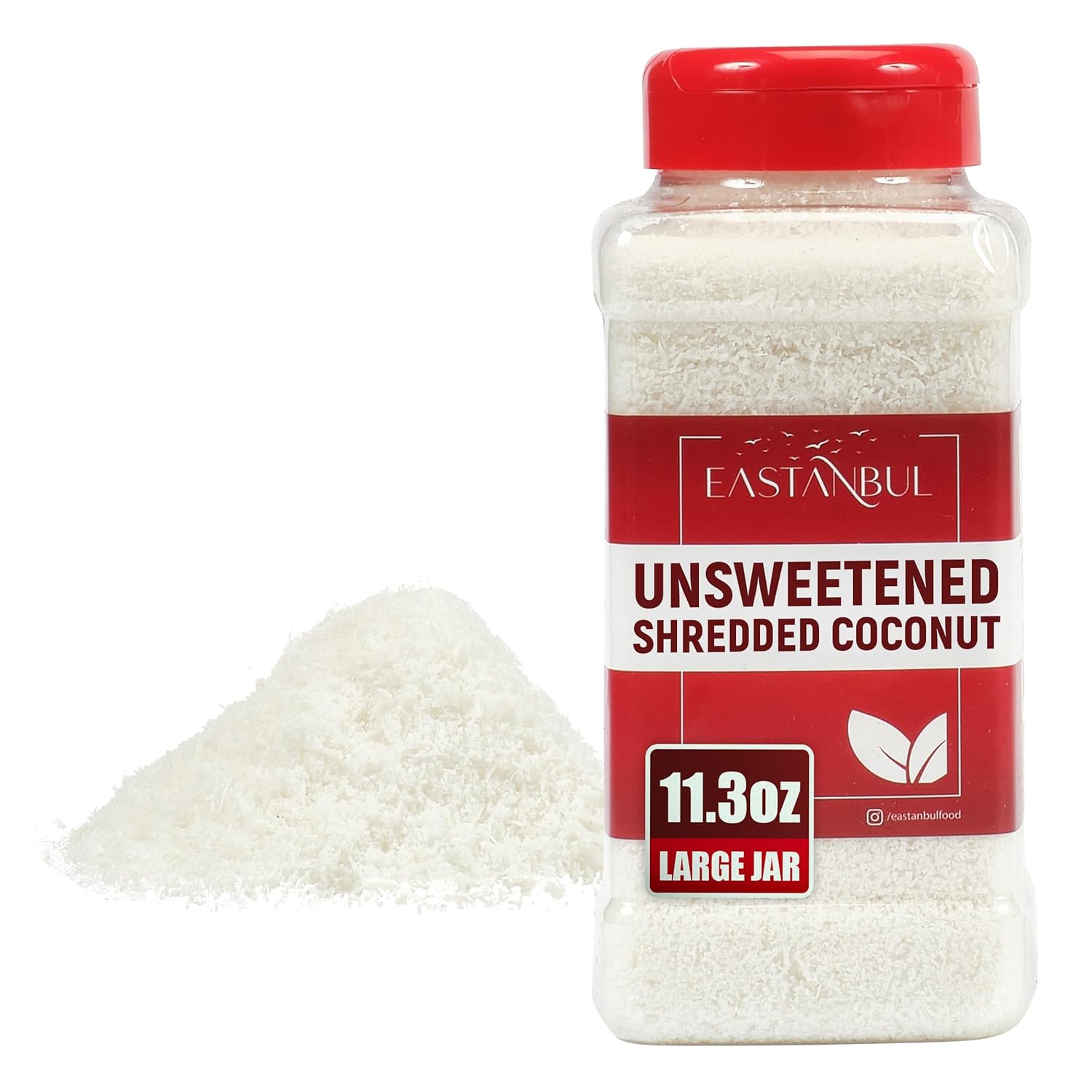 Eastanbul-Shredded-Coconut,-11.3oz,-Unsweetened-Coconut-Flakes,-1-Natural-Shreds,-Finely-Shredded,-Vegan,---1503