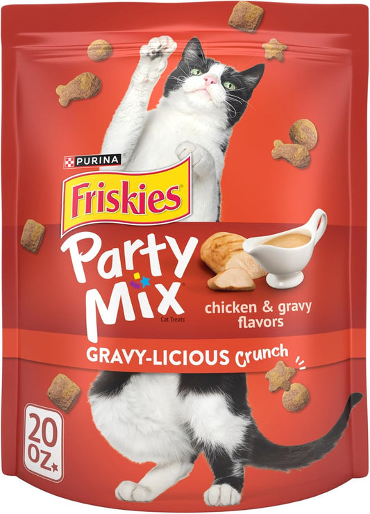 Purina-Friskies-Cat-Treats,-Party-Mix-Gravy-licious-Crunch-Chicken-and-Gravy-Flavors---20-599