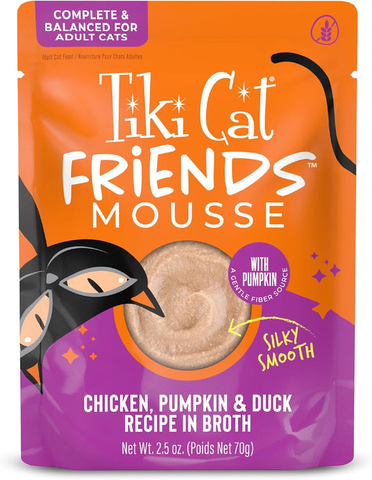 Tiki-Cat-Friends-Mousse-Chicken,-Pumpkin-&-Duck,-Grain-Free-&-High-Moisture,-375