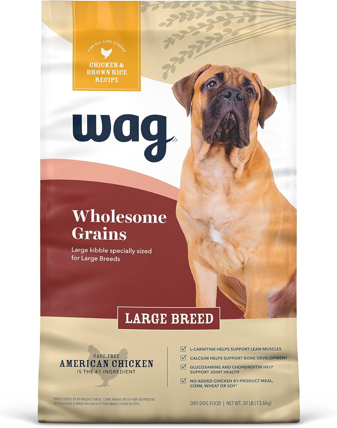 Amazon-Brand-–-Wag-Large-Breed-Dry-Dog-Food,-Chicken-and-Brown-Rice,-1332