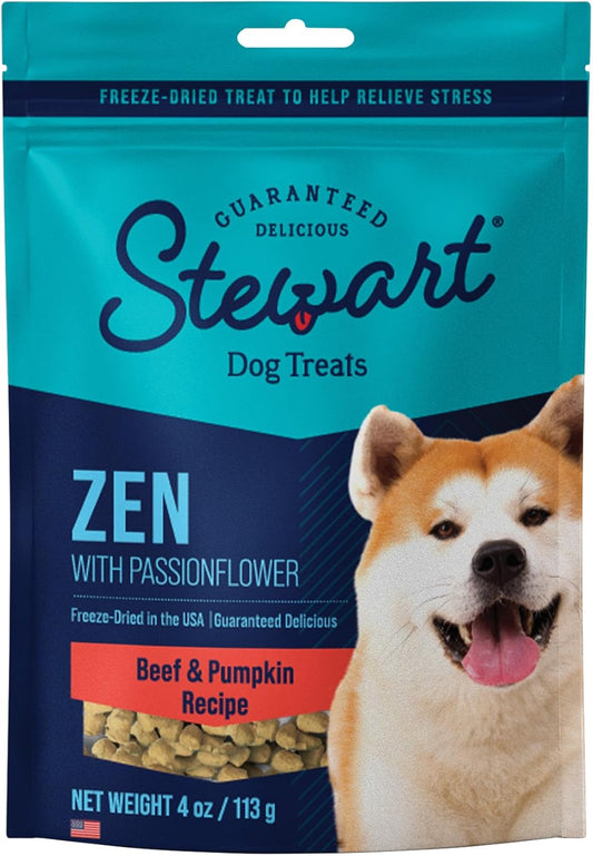 Stewart-Freeze-Dried-Dog-Treats,-Zen-Beef-&-Pumpkin,-Anxiety-Relief,-Free,-530