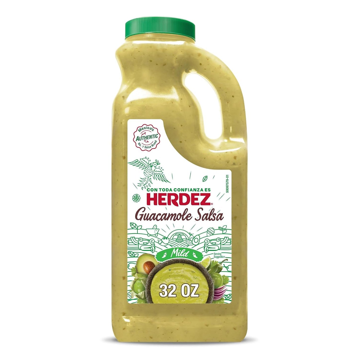 HERDEZ-Mild-Guacamole-Salsa-Jug,-32-oz-(Pack-of-1)-------669