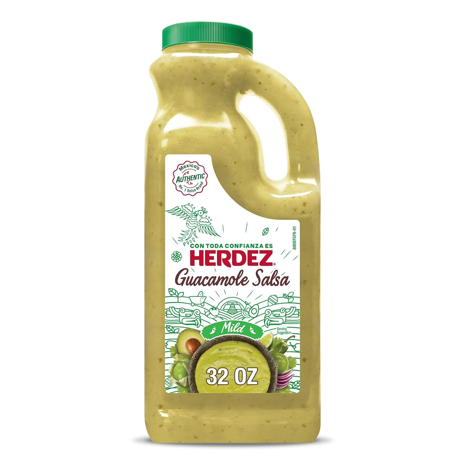 HERDEZ-Mild-Guacamole-Salsa-Jug,-32-oz-(Pack-of-1)-------669