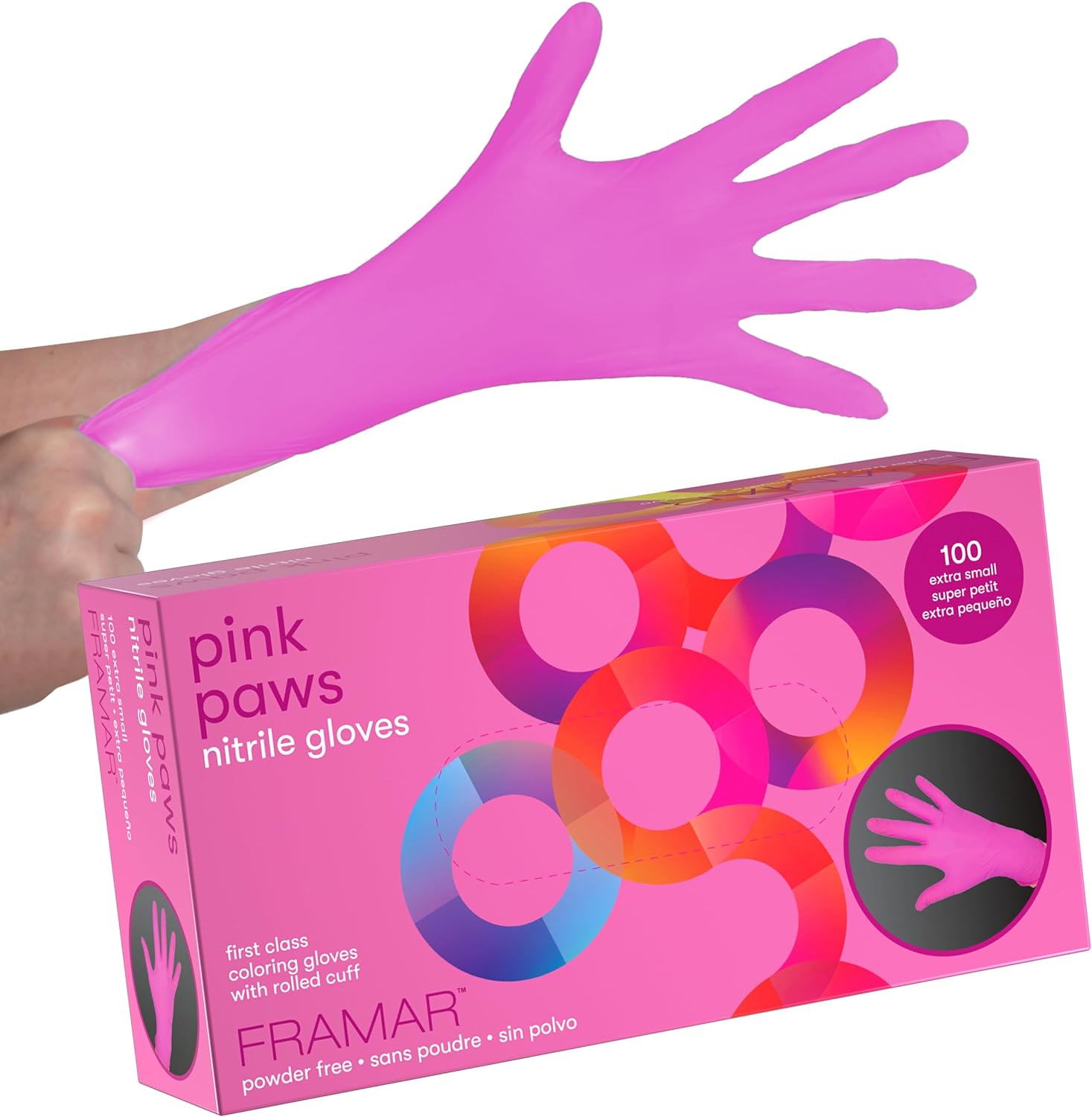 FRAMAR-Pink-Gloves-Disposable-Latex-Free-XS-–-Pink-Nitrile-1710