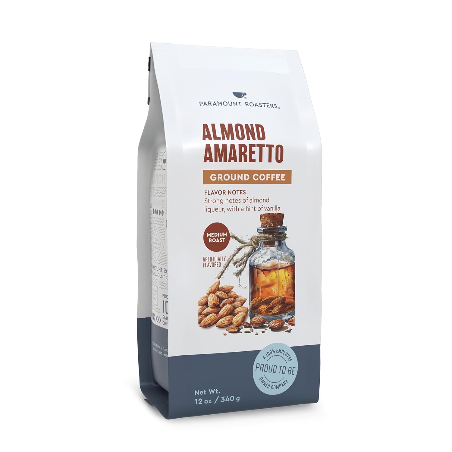 Almond-Amaretto-Flavored-Ground-Coffee,-1-12oz-Medium-Roast-----------2345