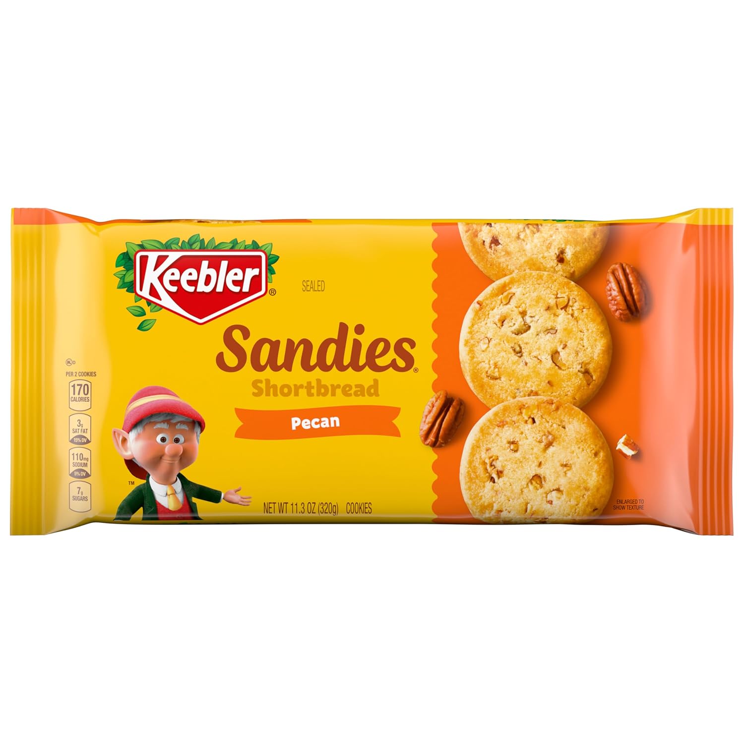 Keebler-Sandies-Shortbread-Cookies,-Pecan,-11.3oz-----------1988