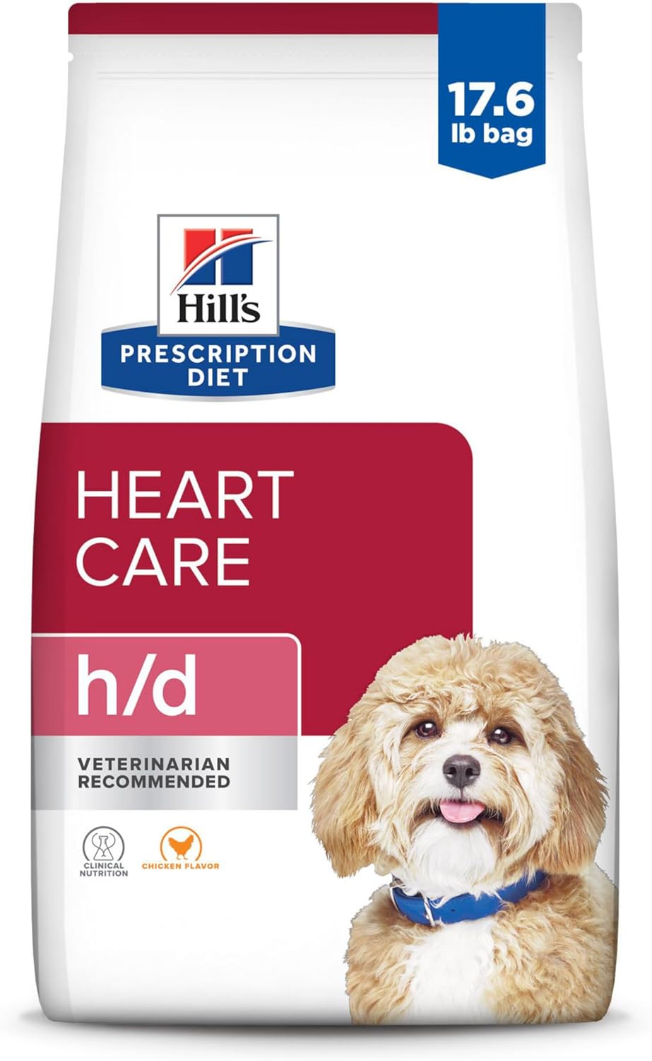 Hill's-Prescription-Diet-h/d-Heart-Care-Dry-Dog-Food,-Chicken,-17.6-lb.-Bag-1205
