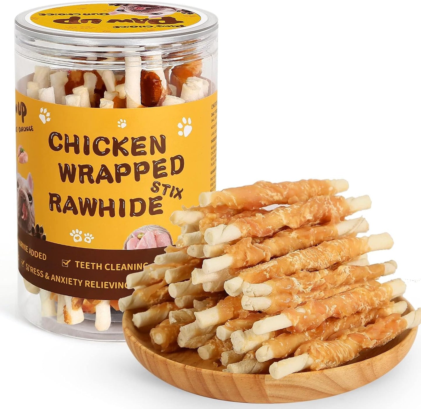 Dog-Treats-Chicken-Wrapped-Rawhide-Sticks-Long-Lasting-3760