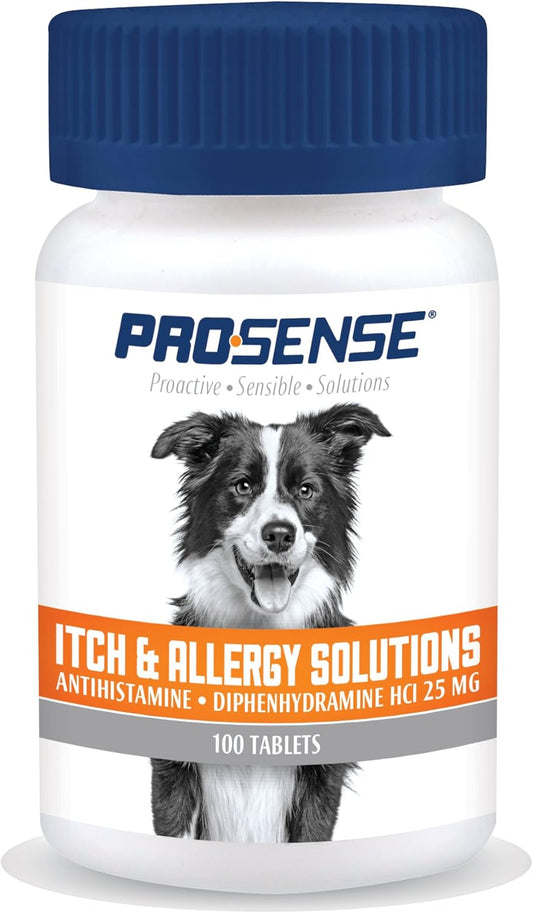 Pro-Sense-Itch-And-Allergy-Solutions,-For-Dogs,-Antihistamine,-100-Count-----78