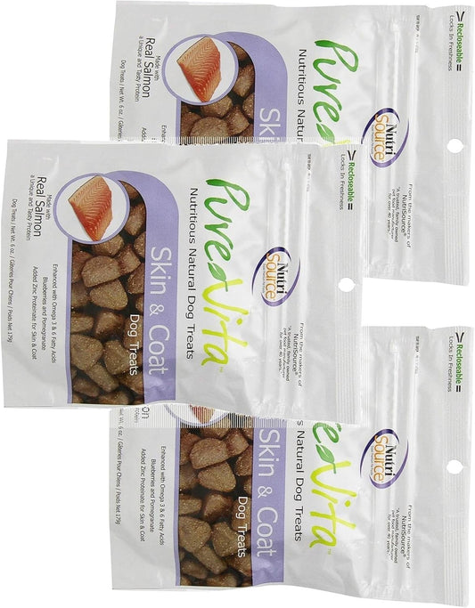 Pure-Vita-Skin-&-Coat-Dog-Treats-With-Real-Salmon,-6Oz---422
