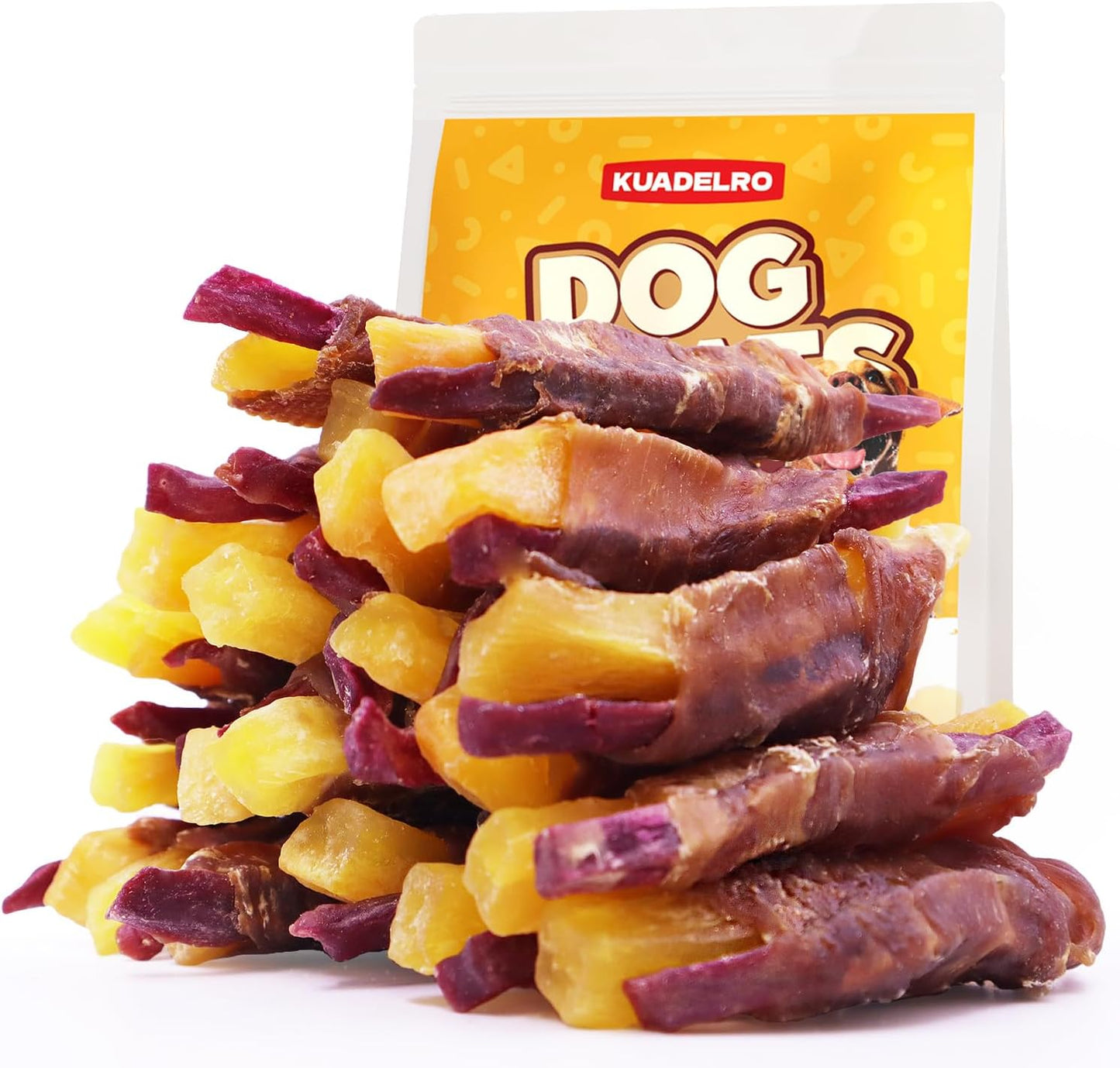 Dog-Treats-Duck-Wrapped-Double-Sweet-Potato,-High-Protein-Duck-Jerky-Treats-2110
