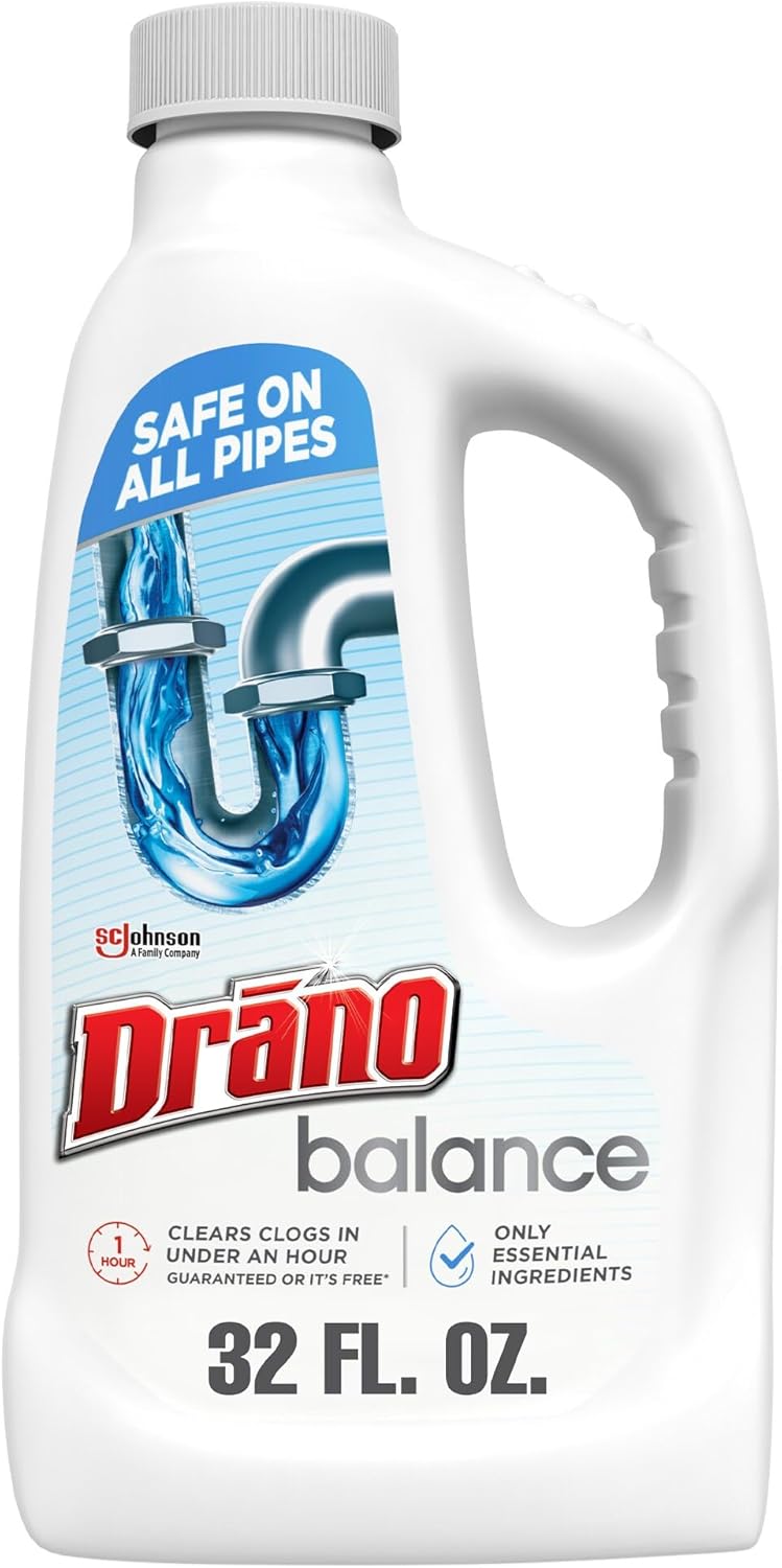 Drano-Balance-Drain-Clog-Remover-and-Cleaner,-Non-Corrosive-Formula,-Safe-on-All-Pipes-and-Septic-2037