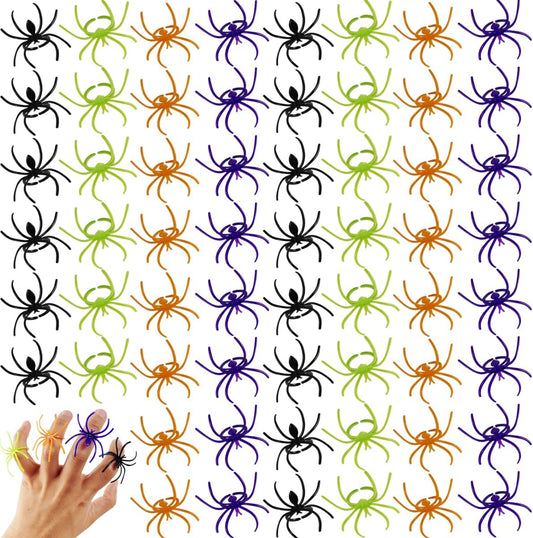 GXXMEI-124-Pieces-Spider-Rings-Plastic-Cupcake-238