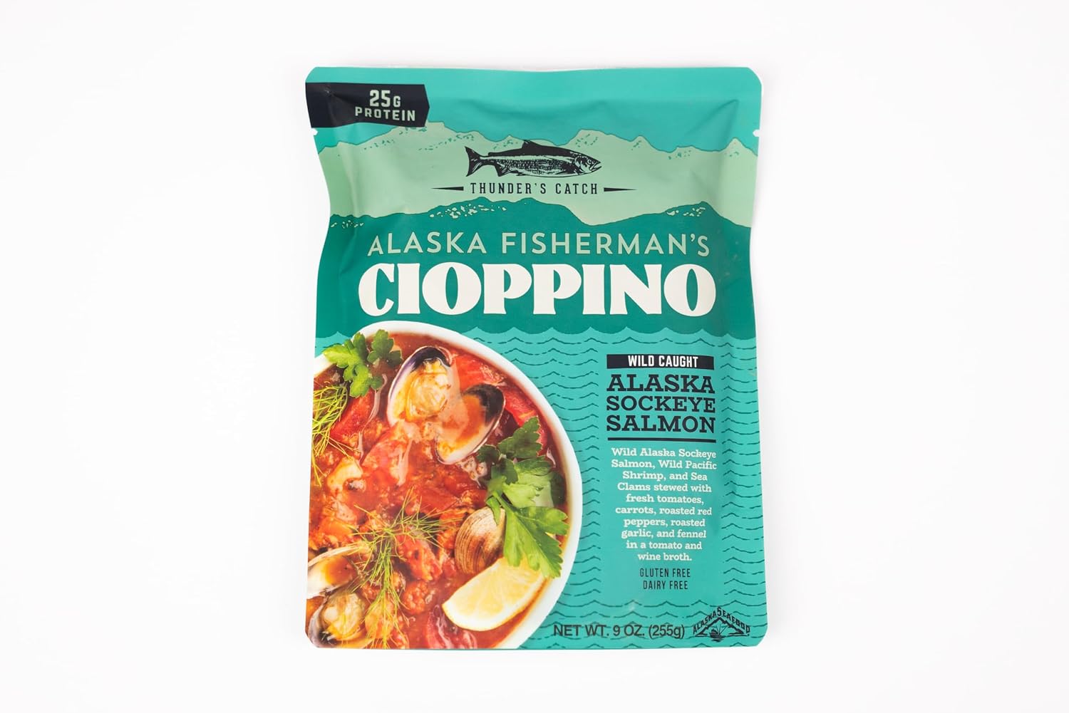 Alaska-Fisherman's-Cioppino-with-Wild-Sockeye-Salmon,-Thunder's-Catch,-Deck-to-Dish-------56