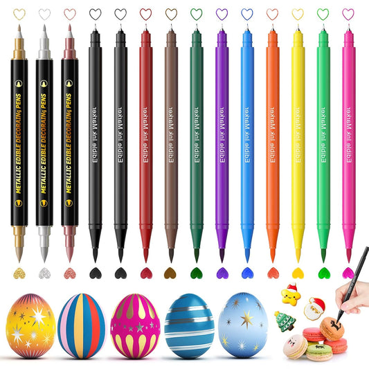 Jewem-Edible-Markers-for-Cookie-Decorating,14-Pcs-Ultra-Fine-Tip(0.5mm)-Food-Coloring-Upgrade-Side-1372