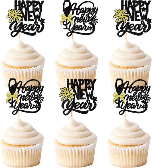 Keaziu-24-Pcs-Happy-New-Year-Cupcake-4241