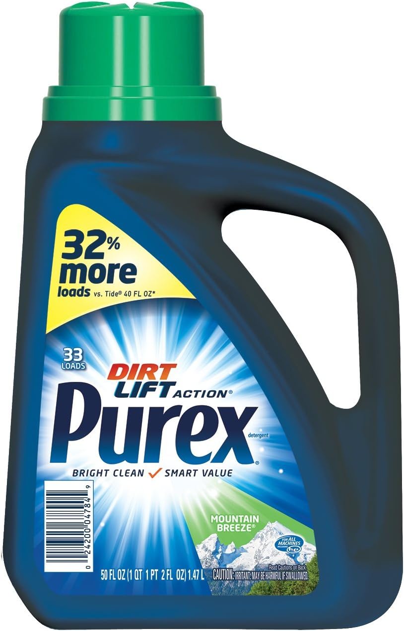 Purex-Liquid-Laundry-Detergent,-Mountain-Breeze,-50-oz-(33-loads)-736