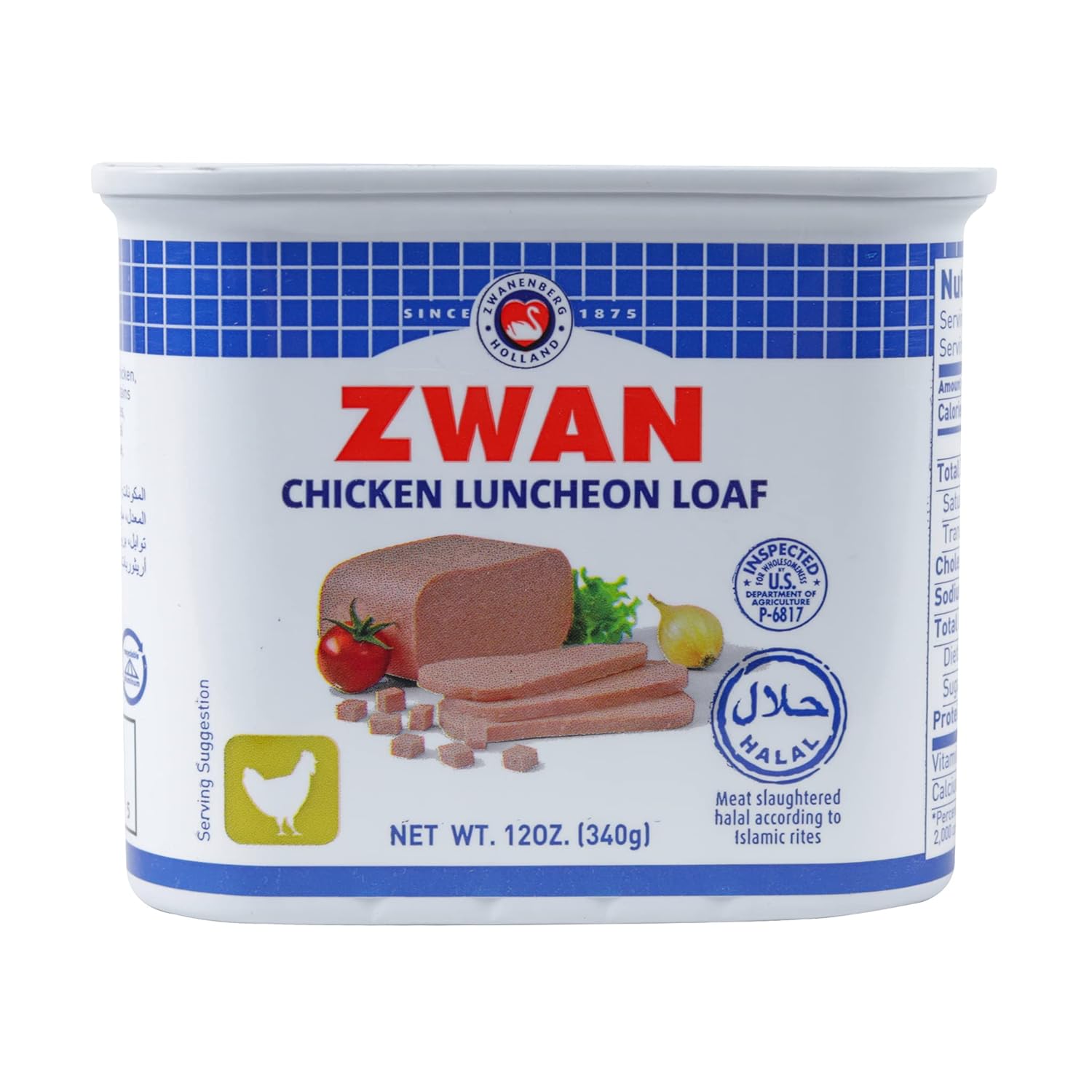 Zwan-Luncheon-Halal-Meat,-Chicken,-12-127