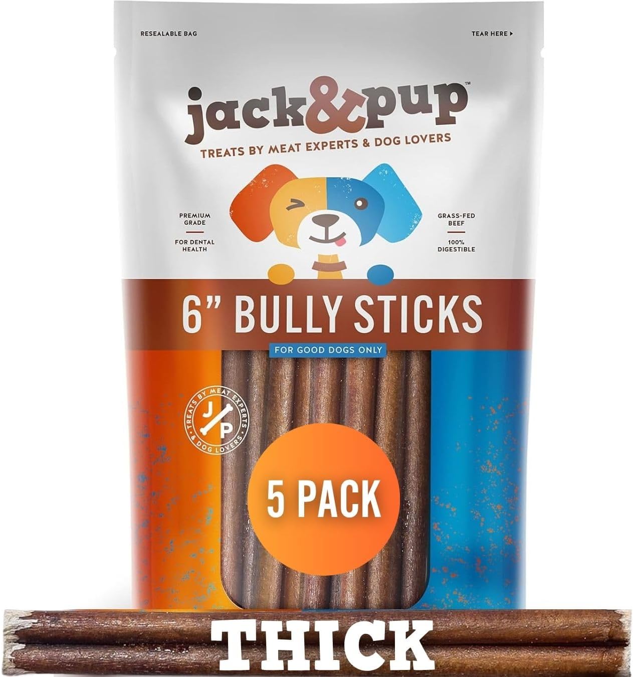 Jack&Pup-6-Inch-Bully-Sticks-for-Dogs-(5-Pack)-Extra-Thick-Lasting-2479
