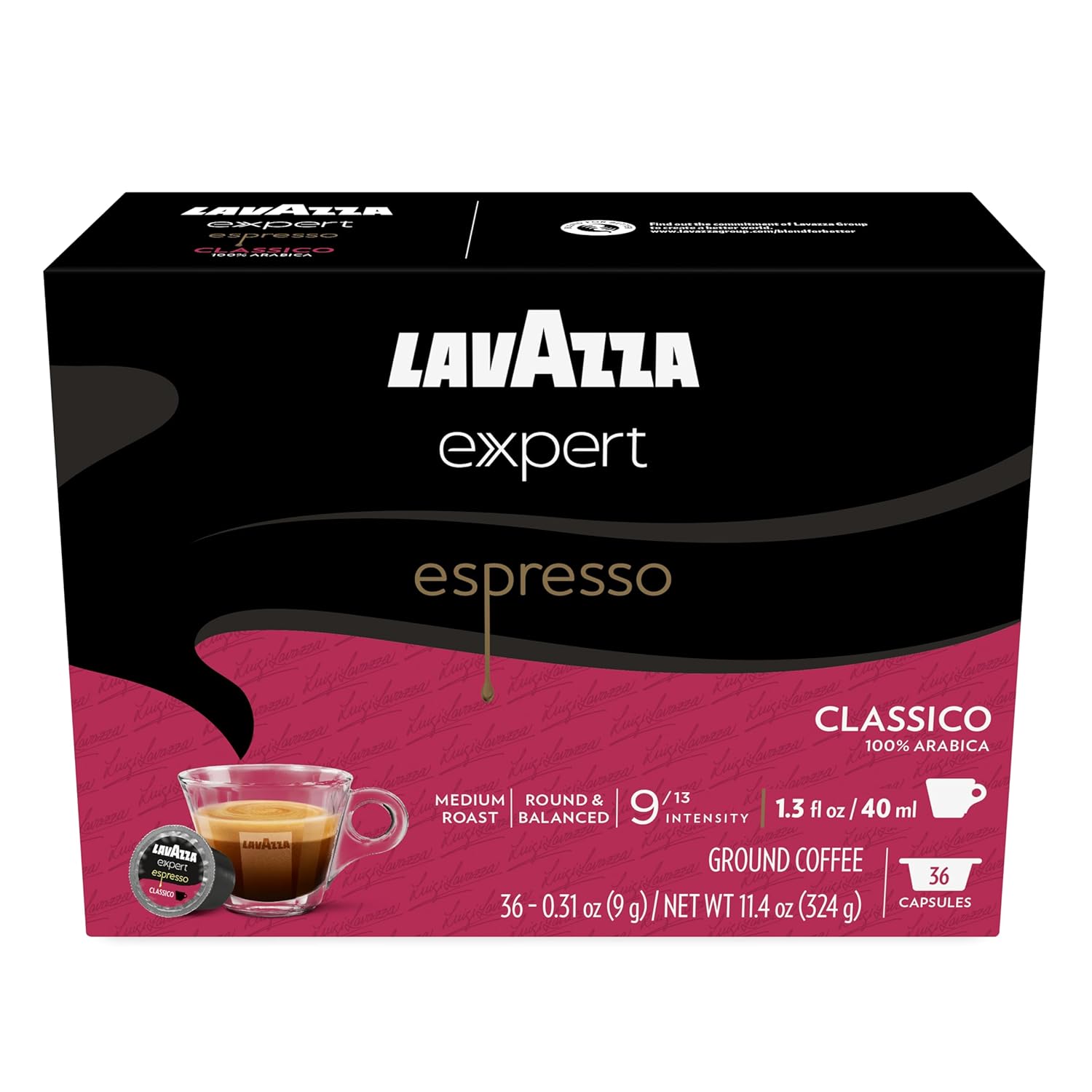 Lavazza-Expert-Espresso-Classico-Capsules,-Medium-Roast,-1-Arabica,-Compatible-with-Own-Classy-2828