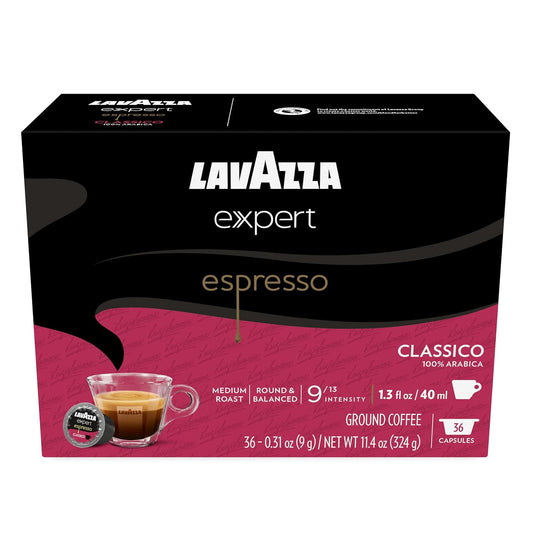Lavazza-Expert-Espresso-Classico-Capsules,-Medium-Roast,-1-Arabica,-Compatible-with-Own-Classy-2828