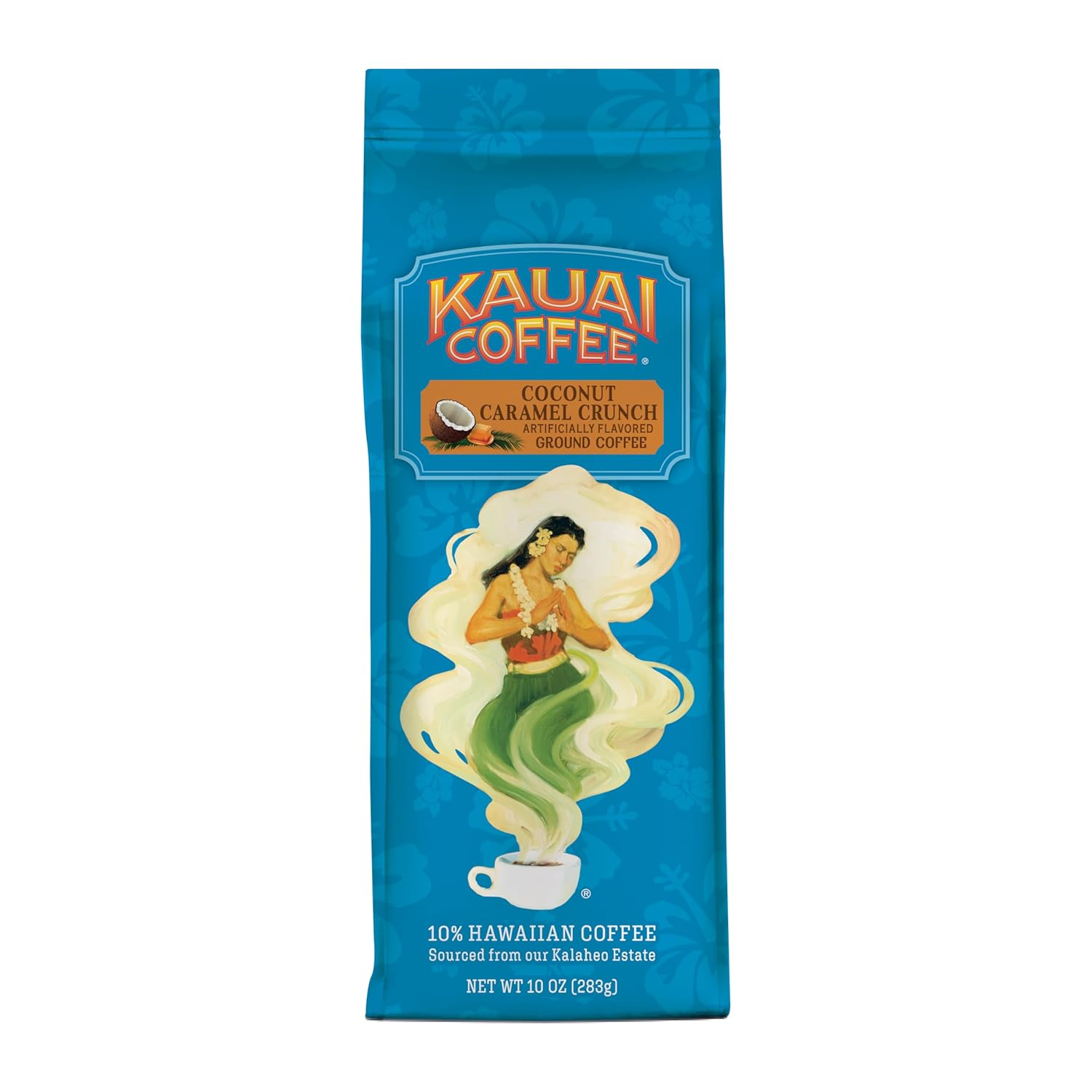 Café-molido-hawaiano-Kauai,-sabor-crujiente-de-caramelo-de-coco-(10-–3523