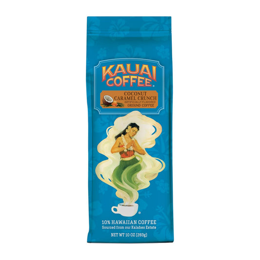 Café-molido-hawaiano-Kauai,-sabor-crujiente-de-caramelo-de-coco-(10-–3523